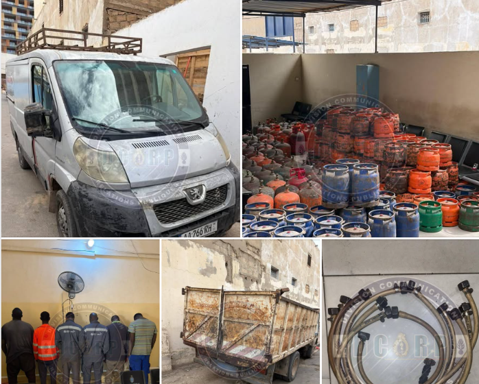 Dakar : six (6) individus arrêtés et 272 bouteilles de gaz saisies par la Brigade de Recherches