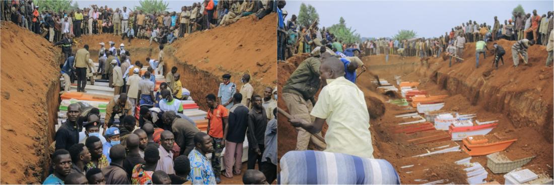RDC : le M23 organise un enterrement symbolique pour 22 victimes d'une attaque