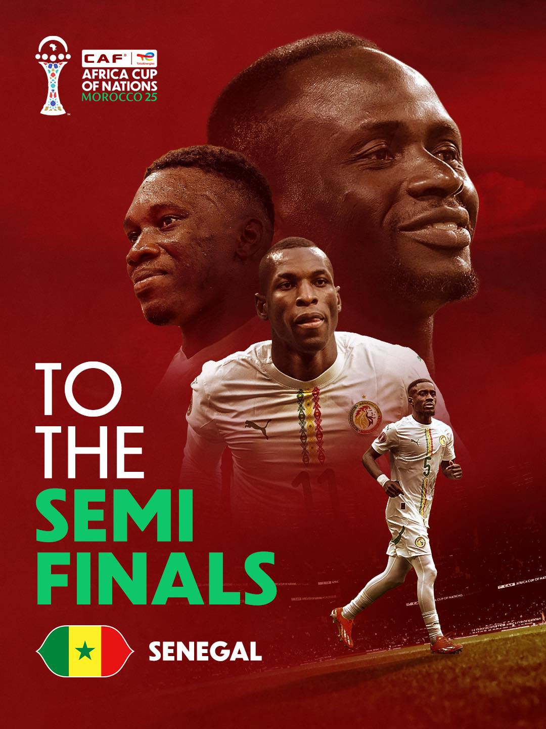 CAN 2025 : le Sénégal s'impose face au Mali et se qualifie pour les demi-finales