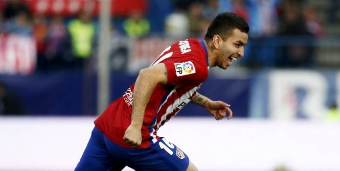Angel Correa a débloqué le match contre Malaga. (J. Medina/Reuters)
