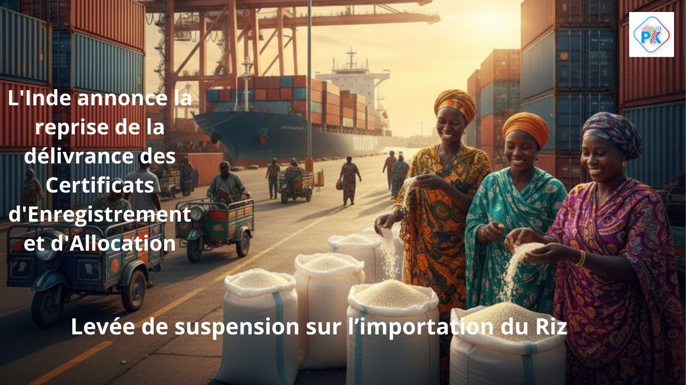 Levée de suspension sur l’importation  : l'Inde rouvre les vannes du riz vers le Sénégal