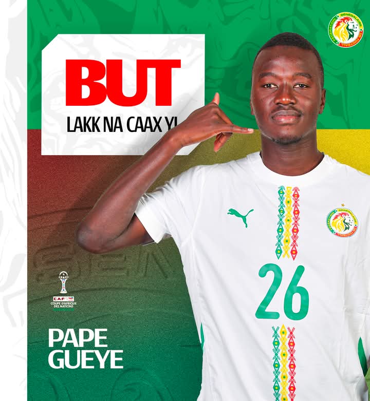 Finale CAN : Pape Gueye ouvre le score en prolongation et met le Sénégal devant