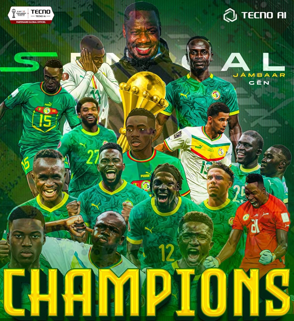 Le Sénégal au sommet : le sacre historique des Lions de la Téranga