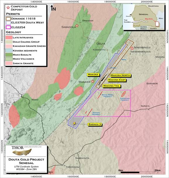 Étude de Pré-faisabilité  : THOR  dévoile un potentiel financier pour son projet  aurifère de Douta