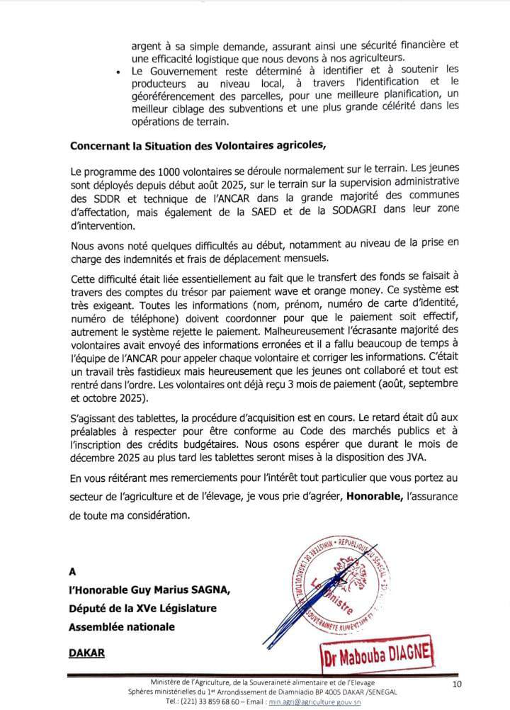 ​Sénégal : Dr Mabouba Diagne répond aux interrogations du député Guy Marius Sagna