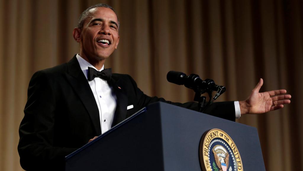 Etats-Unis: Obama cloue Trump au pilori pour son ultime dîner des correspondants