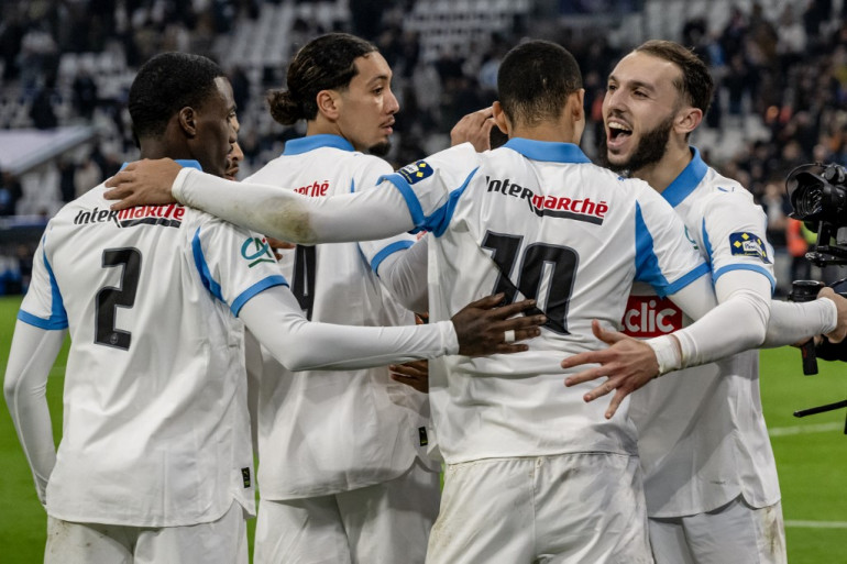 Coupe de France : l'Olympique de Marseille retrouve le sourire en écrasant Rennes et se qualifie pour les quarts de finale