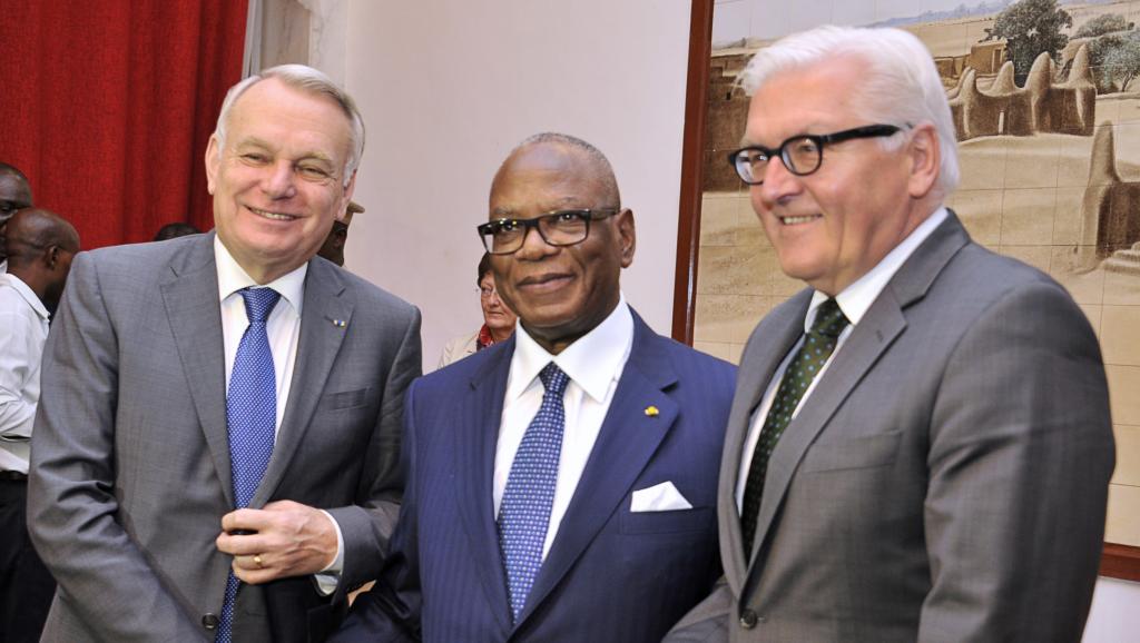 ​Mali: Ayrault et Steinmeier aux côtés d'IBK pour soutenir le processus de paix