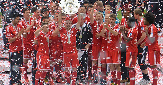 Le Bayern Munich champion d'Allemagne pour la quatrième fois d'affilée, après sa victoire à Ingolstadt (2-1)