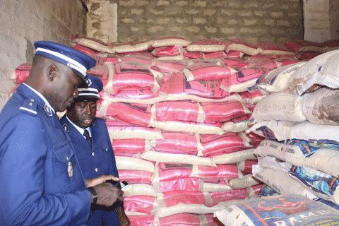 Riz impropre à la consommation humaine : 22.690 tonnes de riz brisé indien saisies par la gendarmerie nationale