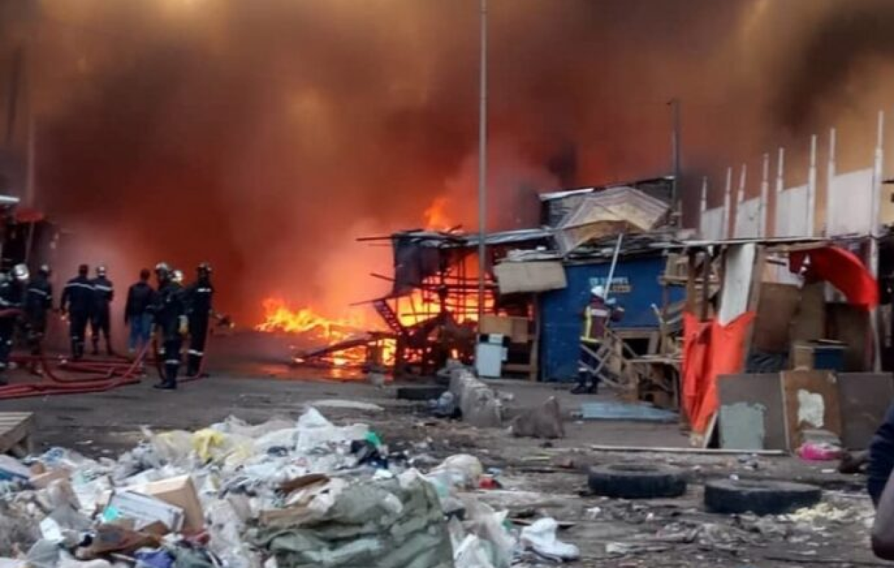 Incendie au marché central de Kaffrine : des millions de FCFA perdus, les commerçants appellent à l’aide