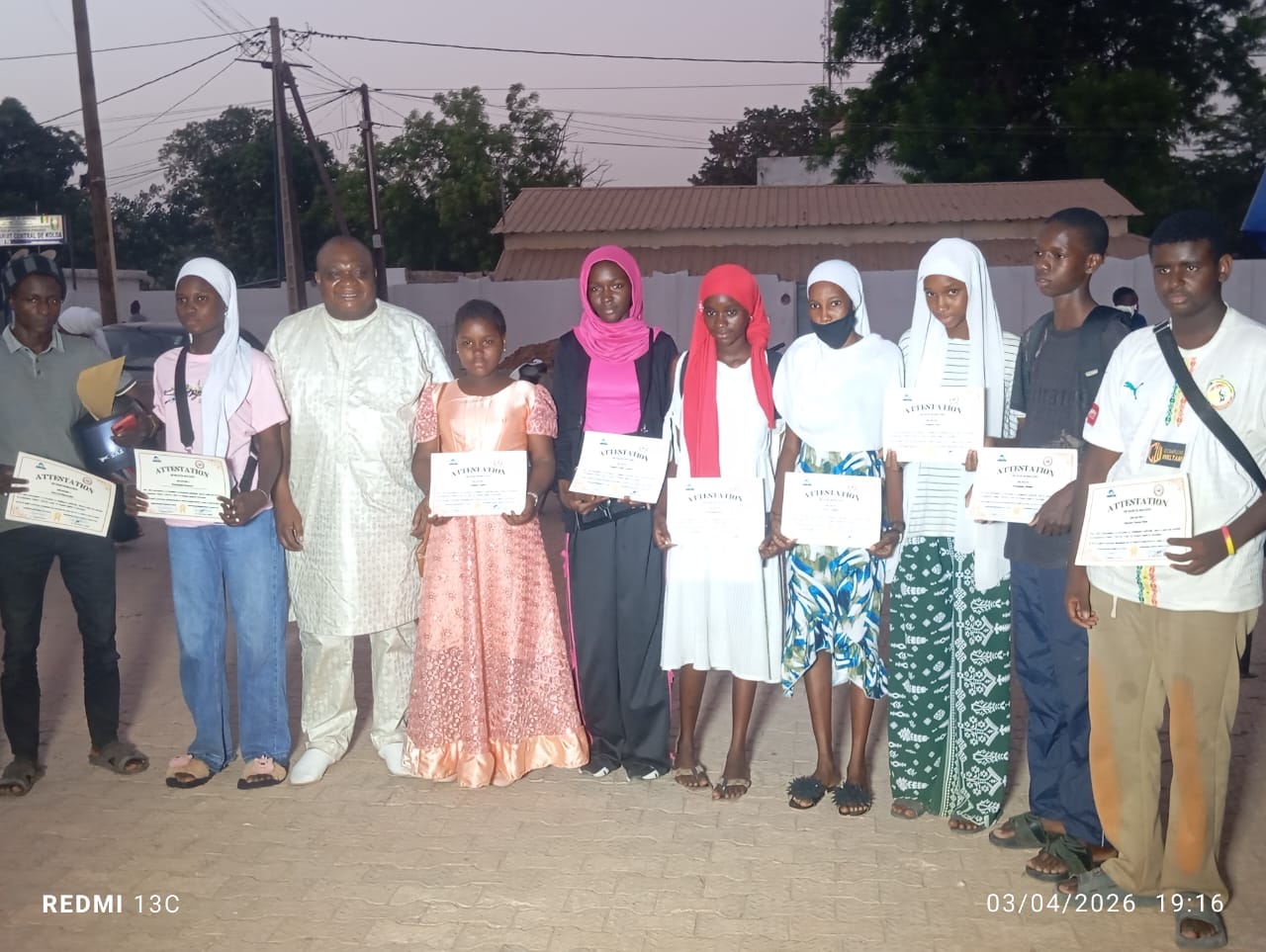 Kolda : plus de 500 jeunes formés aux métiers du numérique reçoivent leurs attestations
