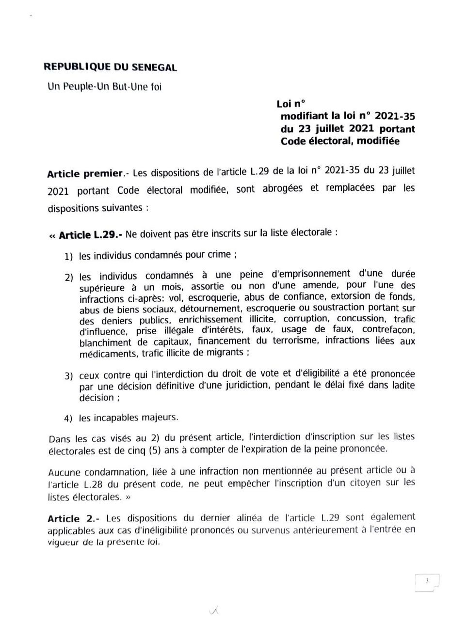 Proposition de loi modifiant le Code électoral : ce qu’il faut savoir
