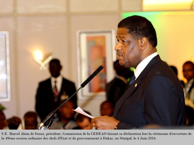 Commission de la CEDEAO : De Souza lance le Djihad contre le terrorisme