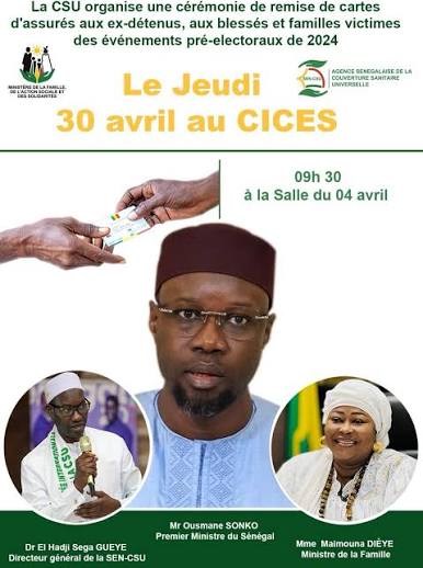 Social : Remise de cartes d'assuré aux victimes des événements de 2024 ce 30 avril