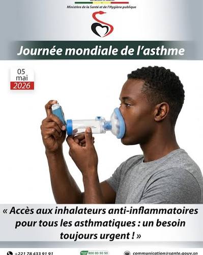 Journée mondiale de l’asthme : une pathologie respiratoire encore sous-estimée et coûteuse au Sénégal