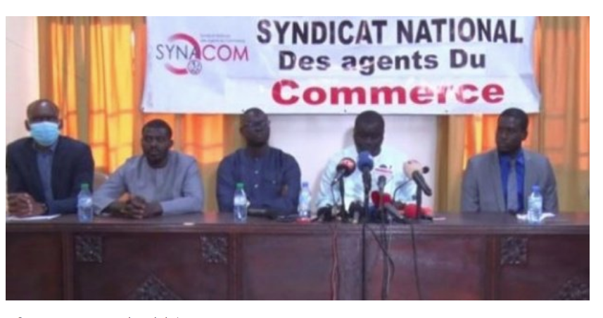 Dakar: le Synacom annonce une grève de 48h renouvelables et accuse le ministre du Commerce d’ «échec de management»