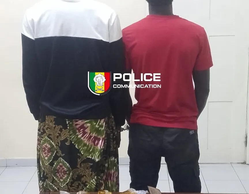 ​Diamaguène Sicap Mbao: deux individus arrêtés pour vols à main armée et détention de stupéfiants