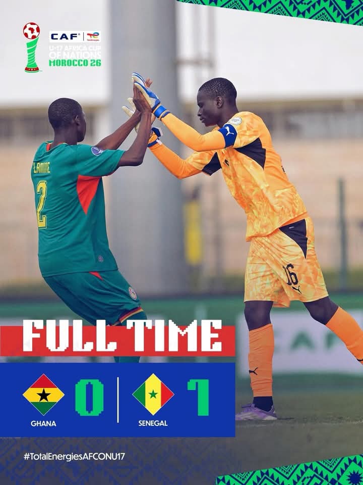 CAN U17 : le Sénégal bat le Ghana malgré une infériorité numérique
