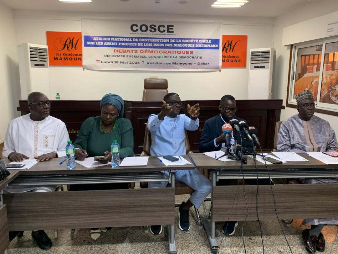 Dialogue national sur les réformes électorales: le COSCE plaide pour des concertations inclusives et «sans tabou»