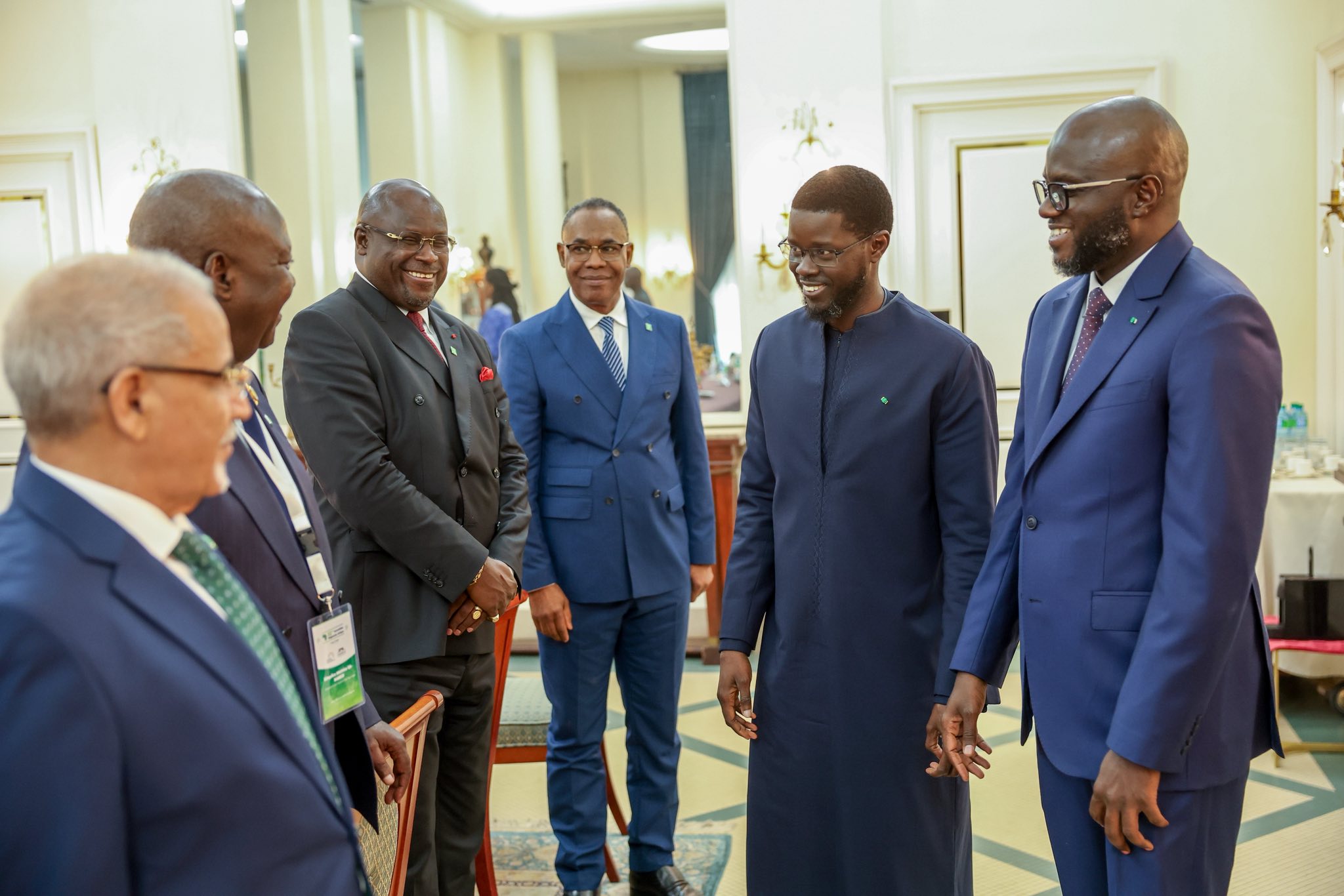 Palais : Bassirou Diomaye Faye a reçu une délégation de la 32e Assemblée régionale Afrique de l'APF 