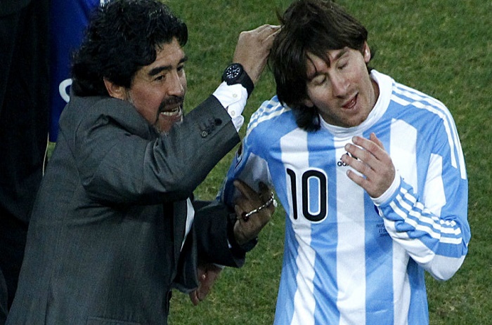 Messi refuse la guerre avec Maradona