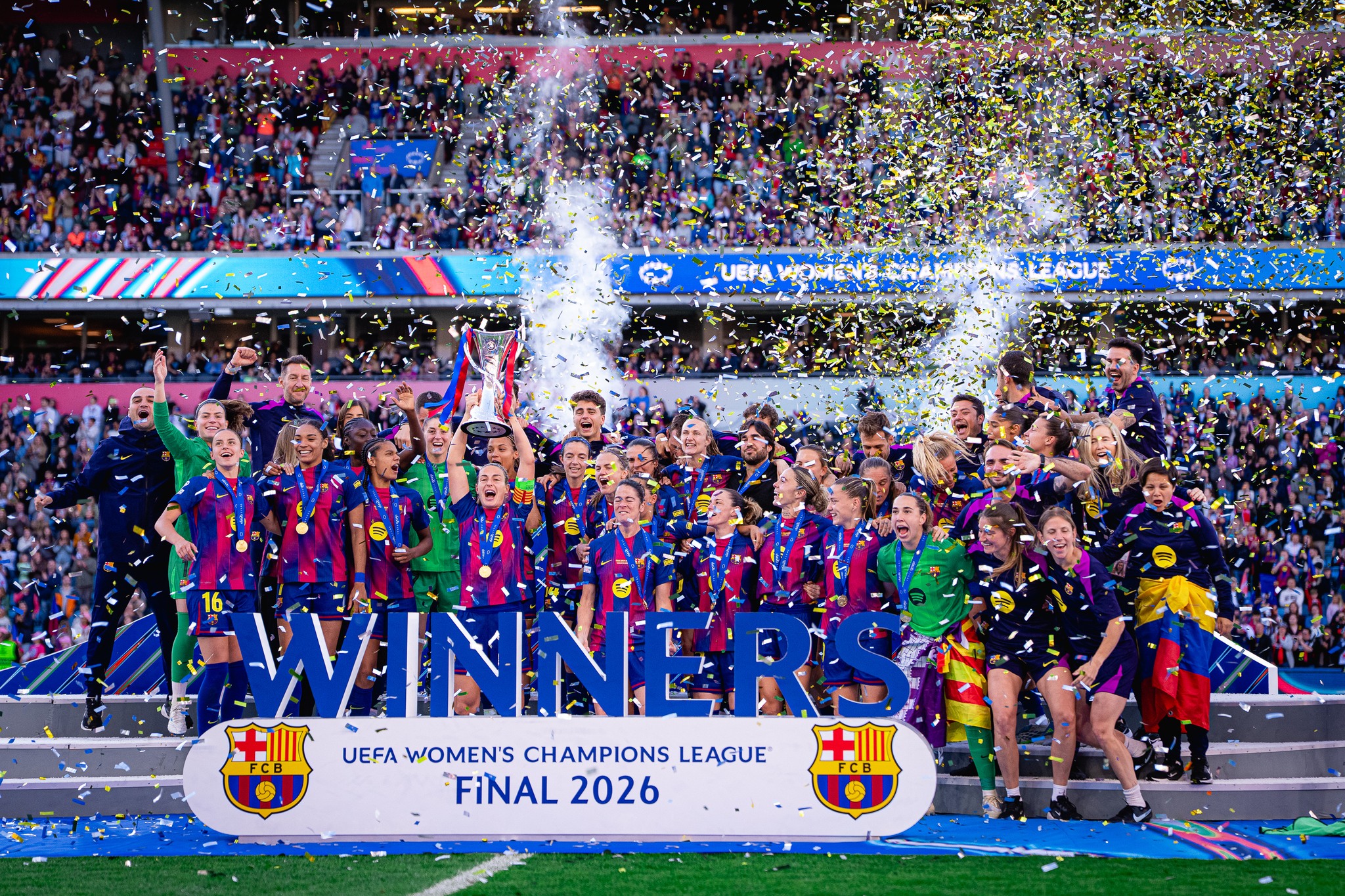 Ligue des champions féminine : le Barça écrase l'OL 4-0 et remporte son quatrième titre