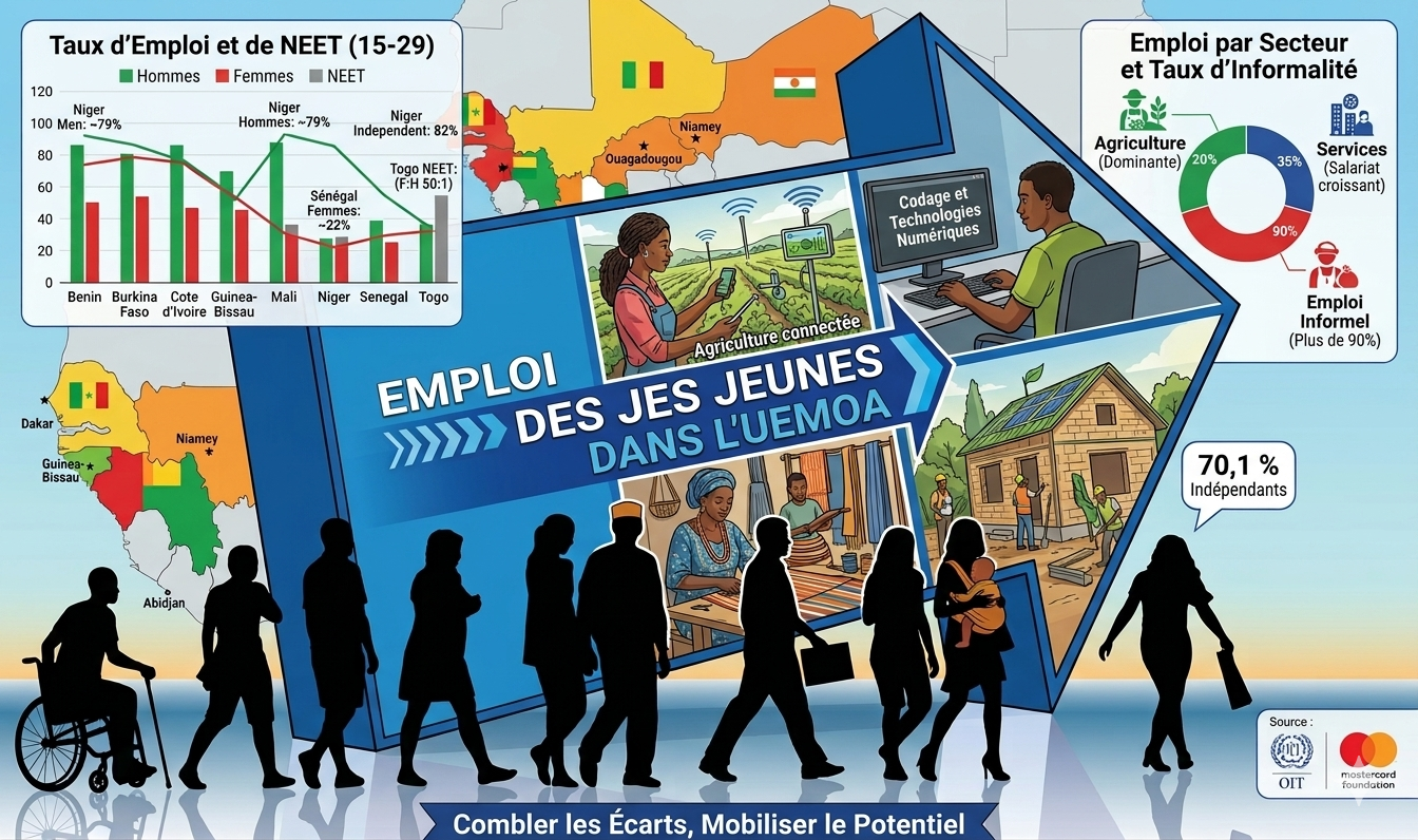 ​UEMOA : Le grand paradoxe des jeunes diplômés, parents pauvres du marché de l'emploi