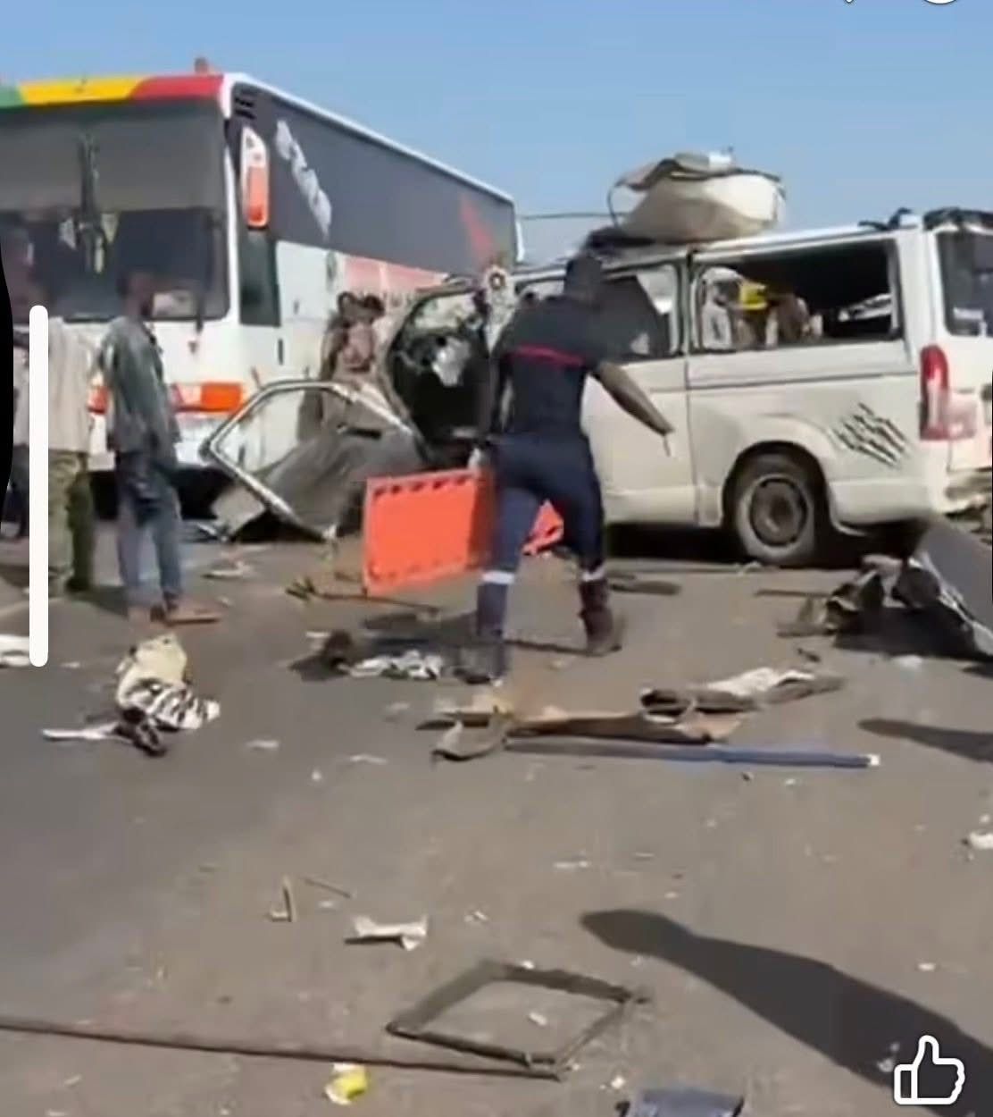 Kaolack : 18 blessés dont 12 graves dans un accident sur la RN1