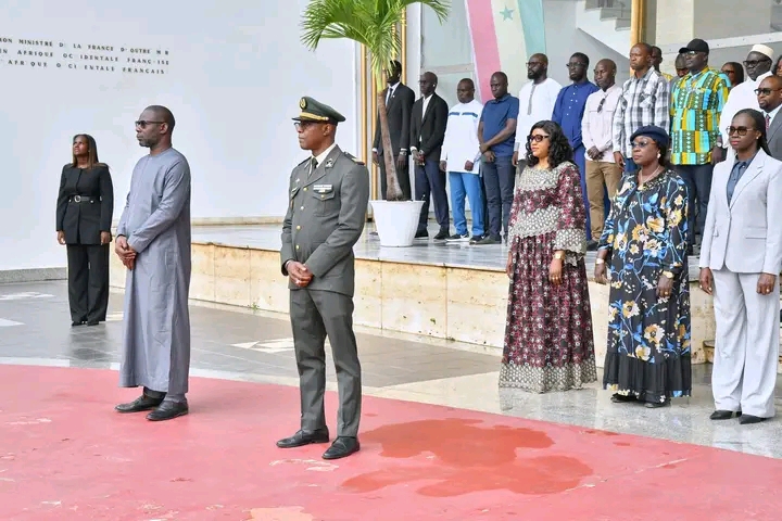Assemblée nationale: Sonko absent, Ismaïla Diallo préside la cérémonie de levée des couleurs de juin