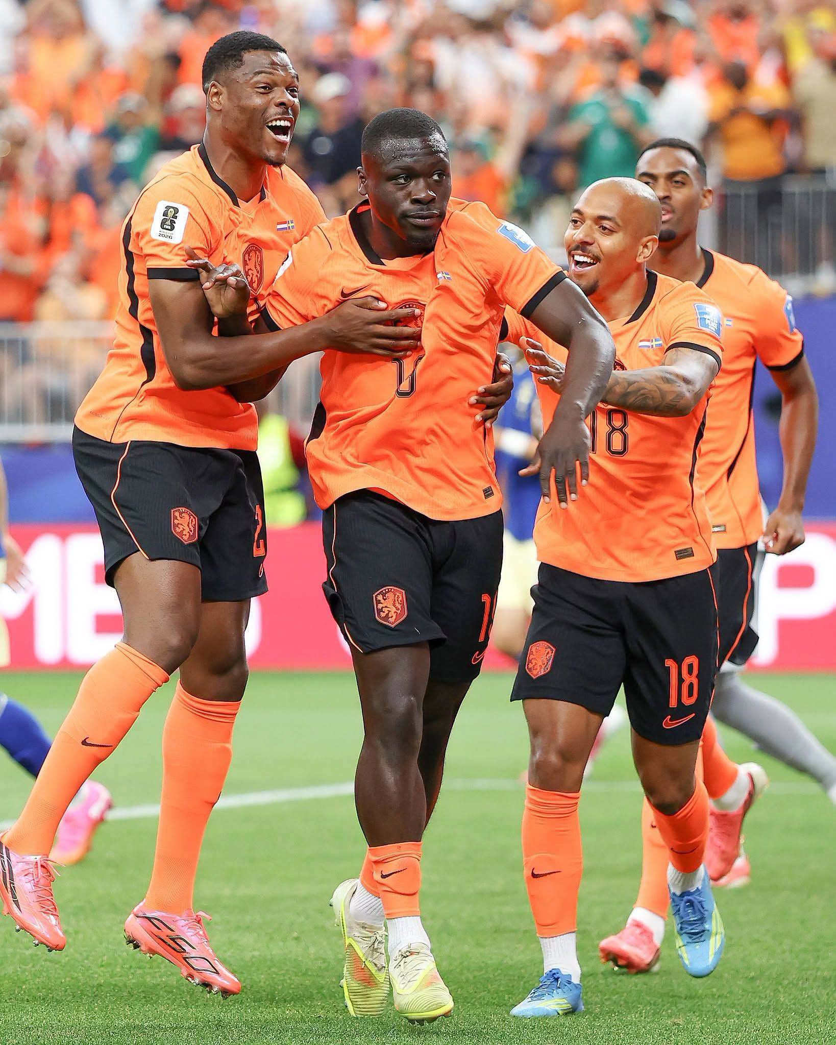 Mondial 2026 : les Pays-Bas surclassent la Suède (5-1) et s'emparent de la tête du groupe F