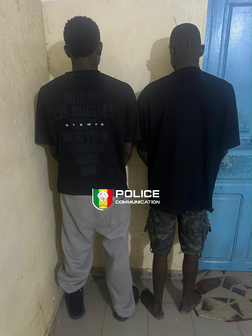 Dakar : la  police interpelle à la Médina deux individus accusés de «tentative de vol commis la nuit»