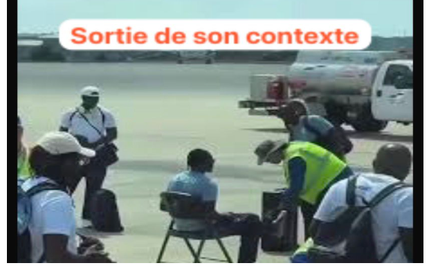 Faux : l'équipe nationale du Sénégal n’à pas été humilié dès son arrivée sur le sol américain