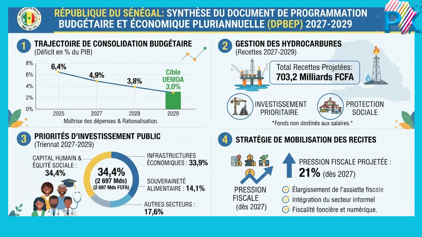 DPBEP 2027-2029 : Comment le Sénégal compte maîtriser sa dette et transformer sa manne pétrolière DPBEP 2027-2029 : Comment le Sénégal compte maîtriser sa dette et transformer sa manne pétrolière