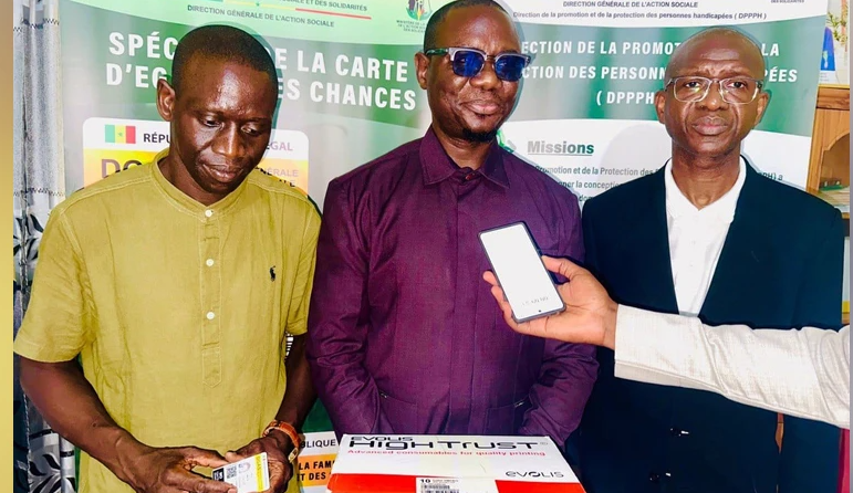 Diourbel : l'unité de production des cartes d’égalité des chances installées ce mardi