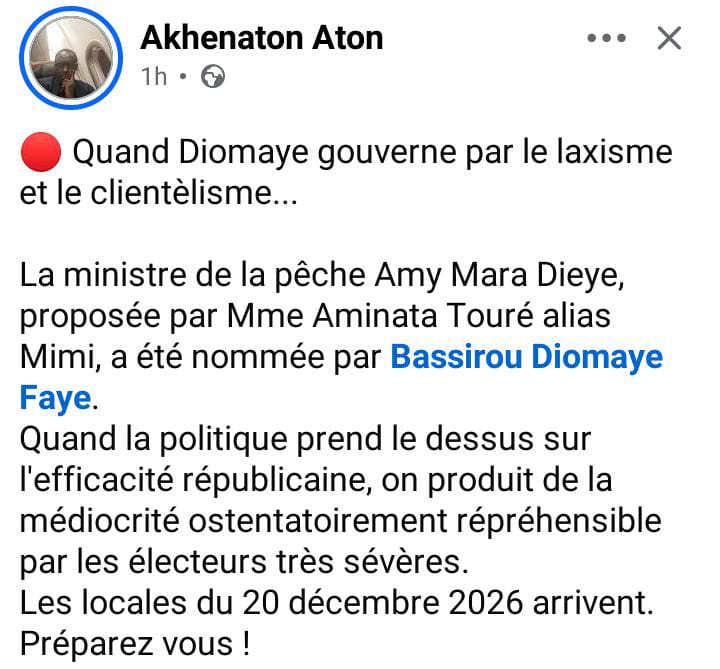 Sénégal : quand le discours de la ministre des Pêches prend l'eau en pleine interview