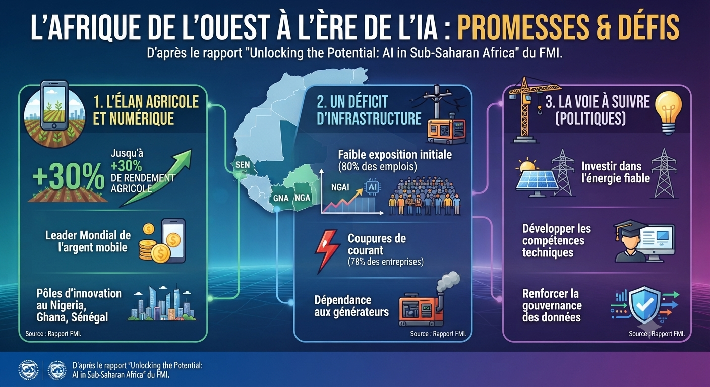 Infrastructures énergétiques et compétences : Les principaux défis de l’IA en Afrique de l’Ouest Infrastructures énergétiques et compétences : Les principaux défis de l’IA en Afrique de l’Ouest