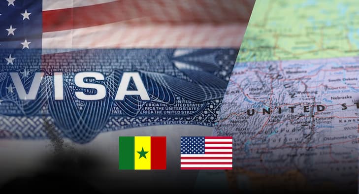 Visas américains : la caution bancaire passe à 20 000 dollars pour 30 pays africains  dont le Sénégal