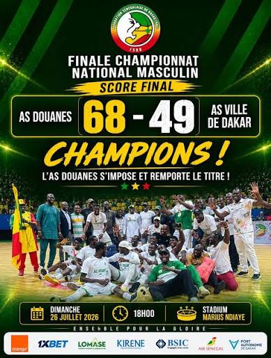 Coupe du Sénégal : L'AS Douanes s'impose en patron face à l'ASC VD (76-58)