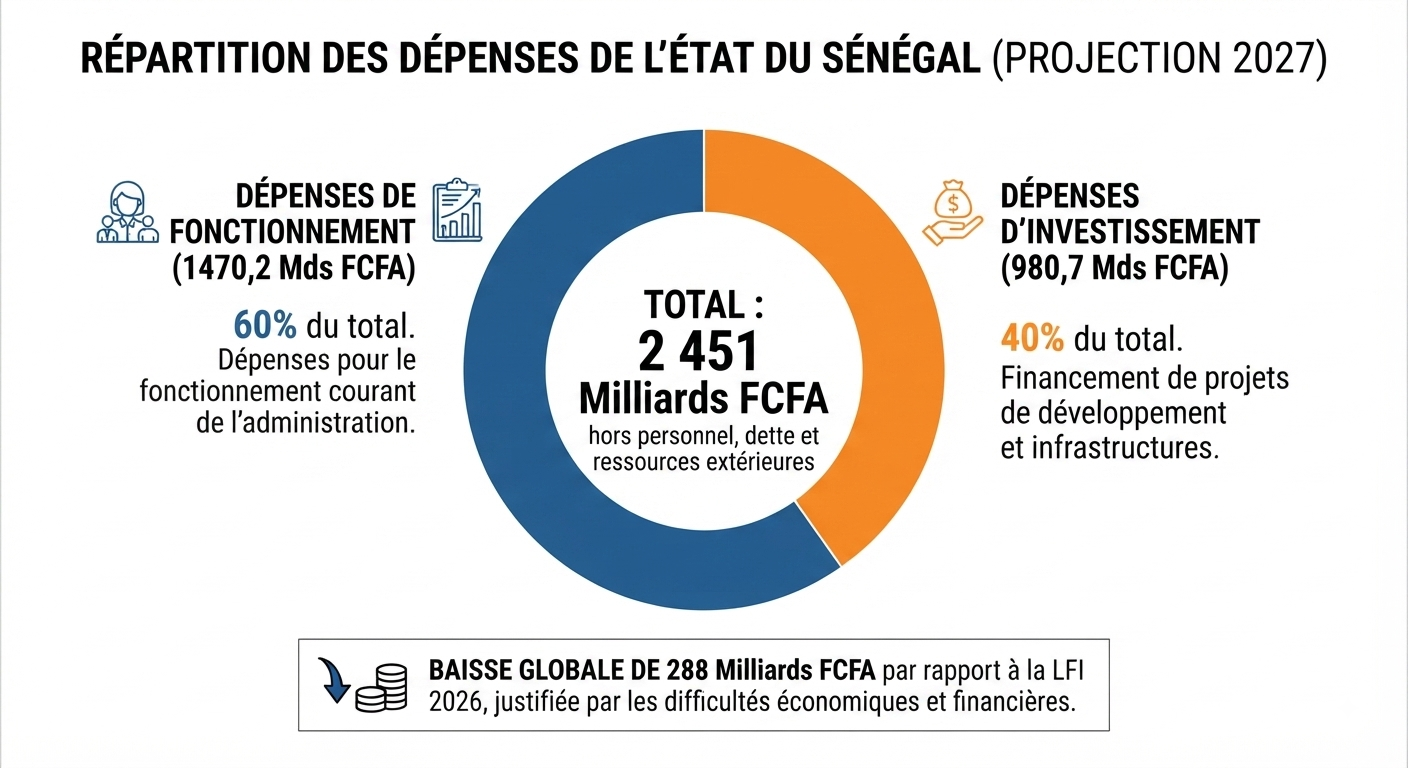 Préparation du PLF 2027 : Le ministère de l'Économie fixe les enveloppes budgétaires dans un climat de tensions financières