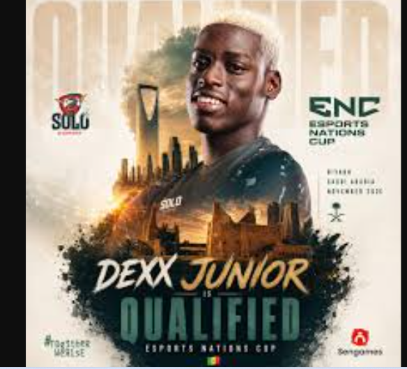 Dexx Junior qualifie le Sénégal pour l’ »Esports Nations Cup 2026 » à Riyad
