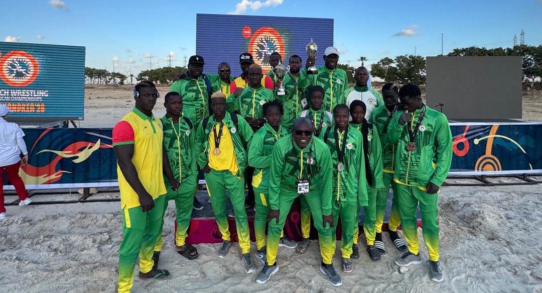 ​Beach Wrestling U17 : huit lutteurs sénégalais engagés aux Mondiaux de Bakou