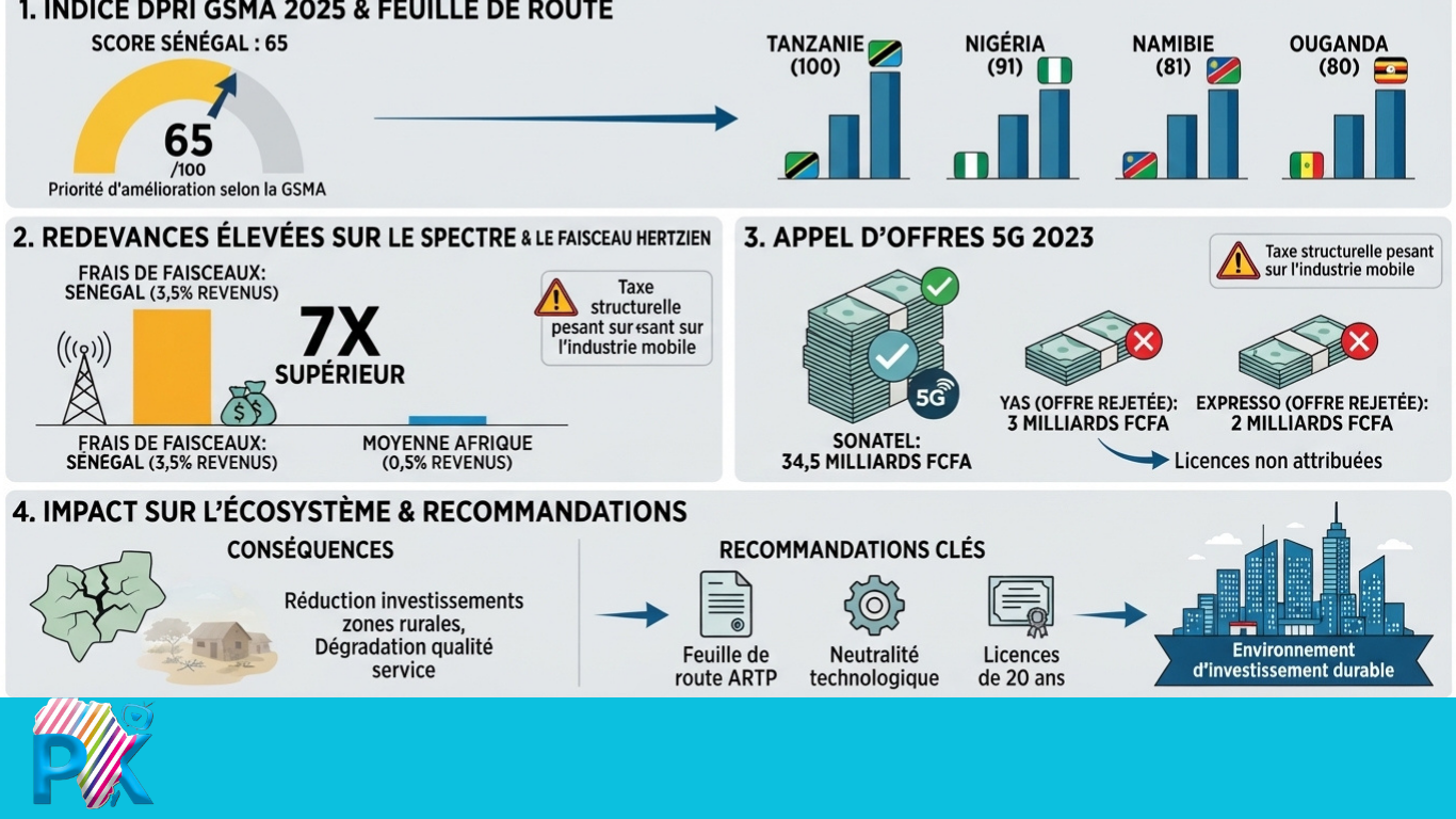 ​Surtaxe des fréquences et accès mobile : les obstacles cachés du déploiement 5G au Sénégal