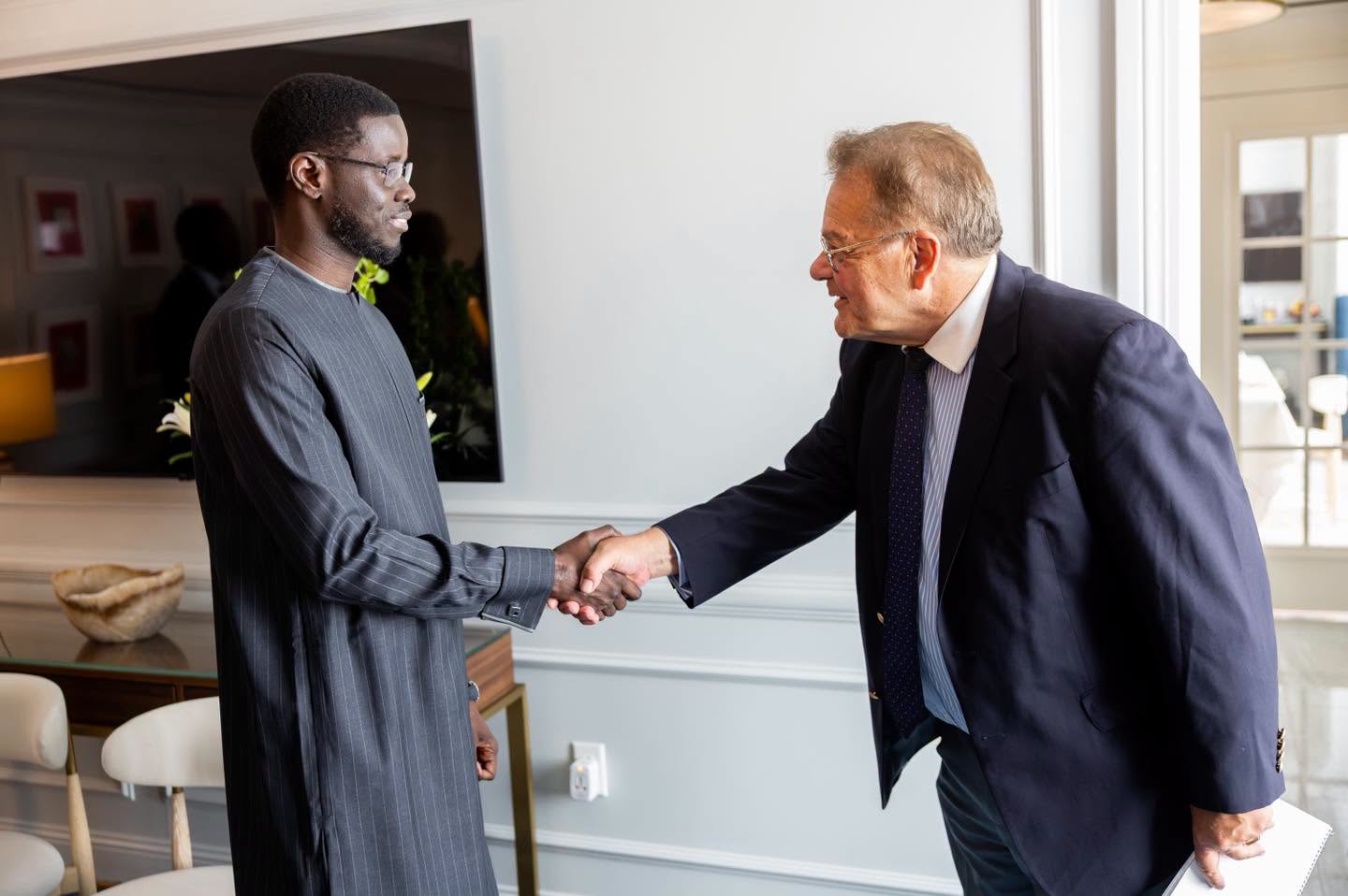 Mission à Washington : le président Bassirou Diomaye Faye décroche un investissement de 300 millions de dollars dans la cybersécurité