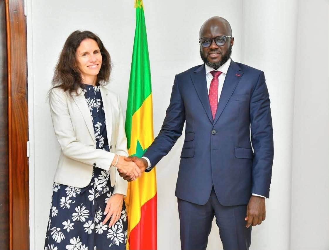 Diplomatie & Économie : le Vice-président El Malick Ndiaye reçoit l'Ambassadrice Carine Elisabeth Robarts