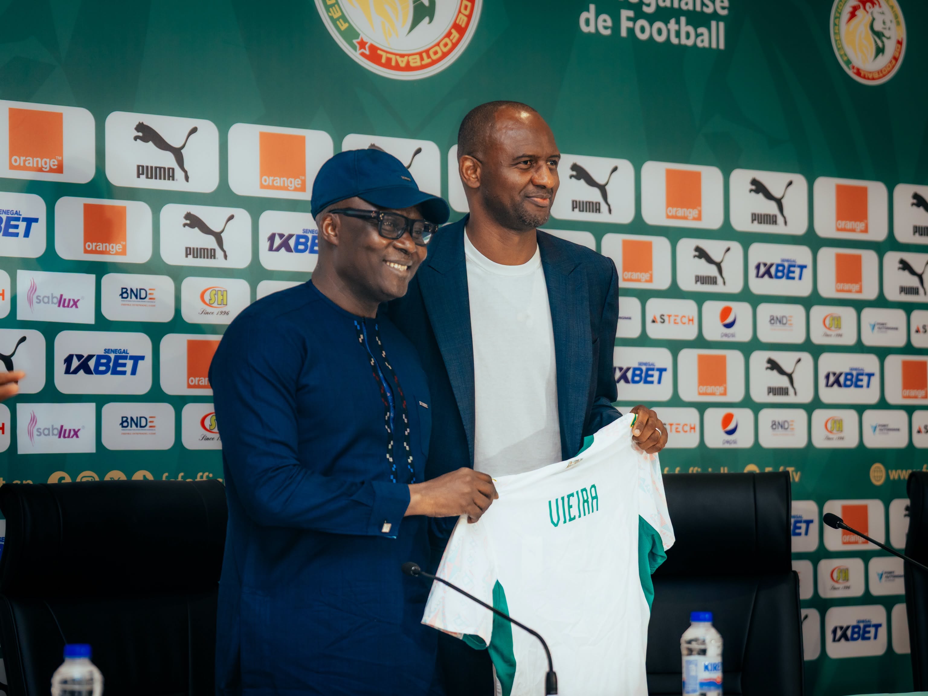 Equipe du Sénégal : Abdoulaye Fall présente Patrick Vieira comme nouveau sélectionneur des Lions