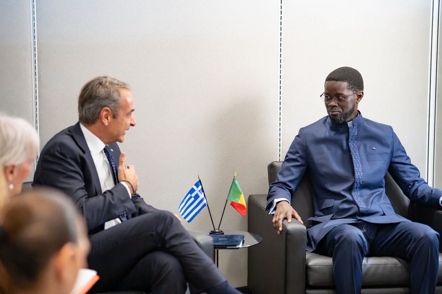 ONU : Tête-à-tête entre Bassirou Diomaye Faye et le Premier ministre grec à New York