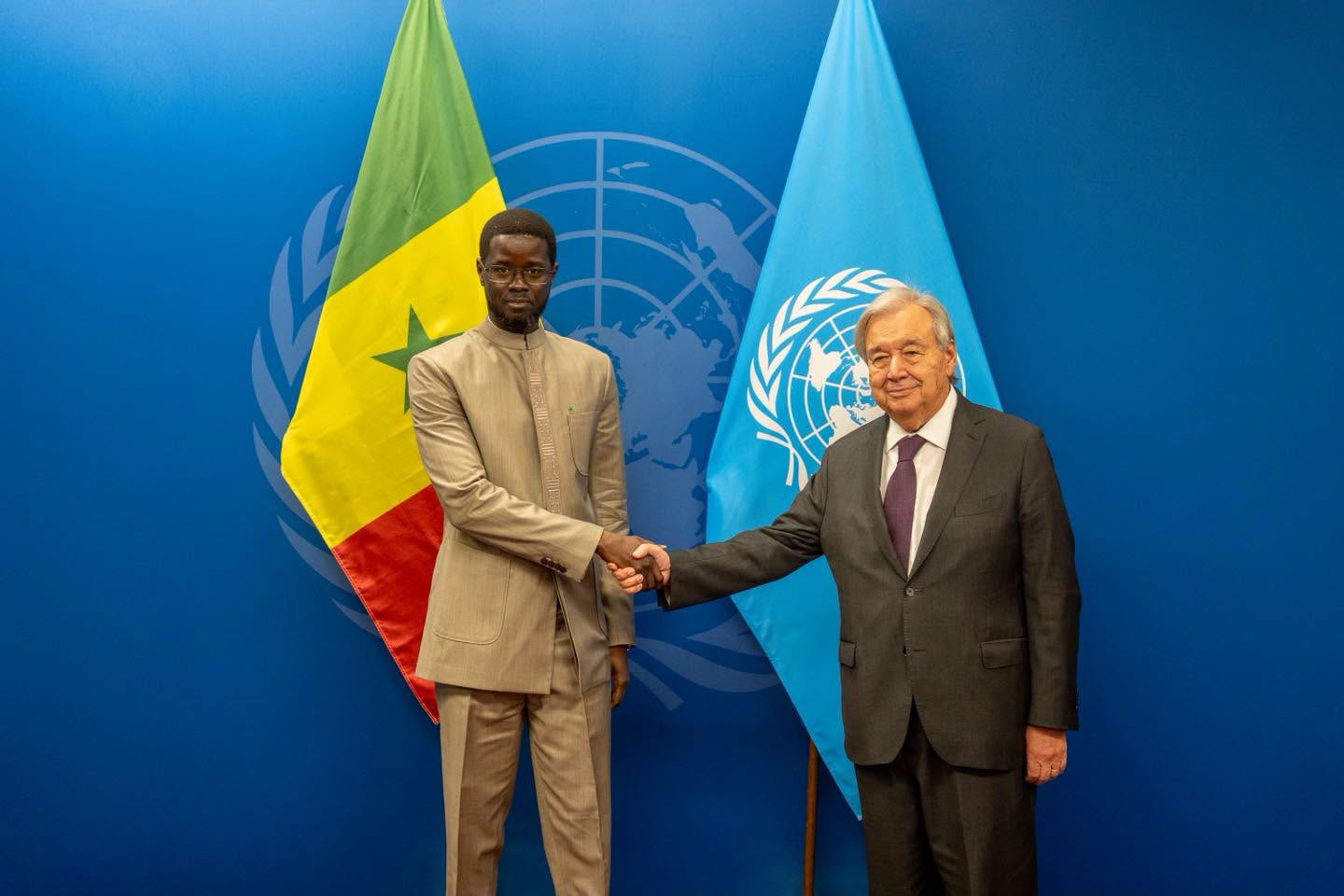 Audience avec  Guterres : Diomaye salue «une décennie d'efforts en faveur de la paix et de la justice»