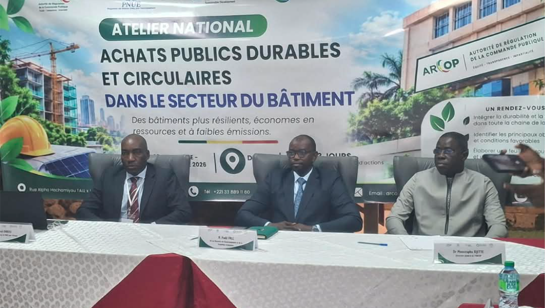 Commande publique durable au Sénégal : l'ARCOP et le PNUE engagent la transition écologique du secteur privé et des administrations