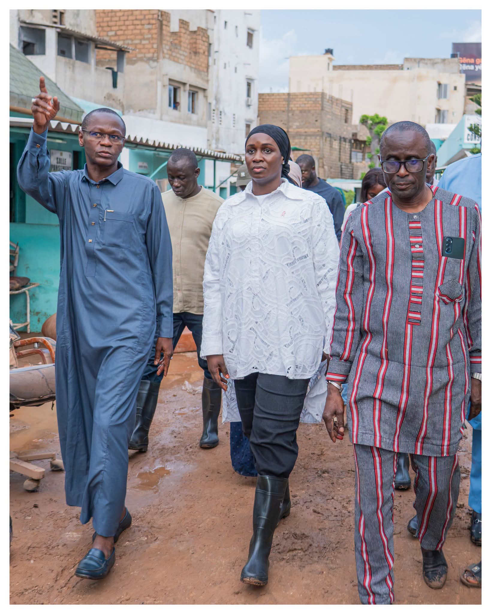 Fortes pluies à Dakar : Marie Khone Faye au chevet des populations affectées